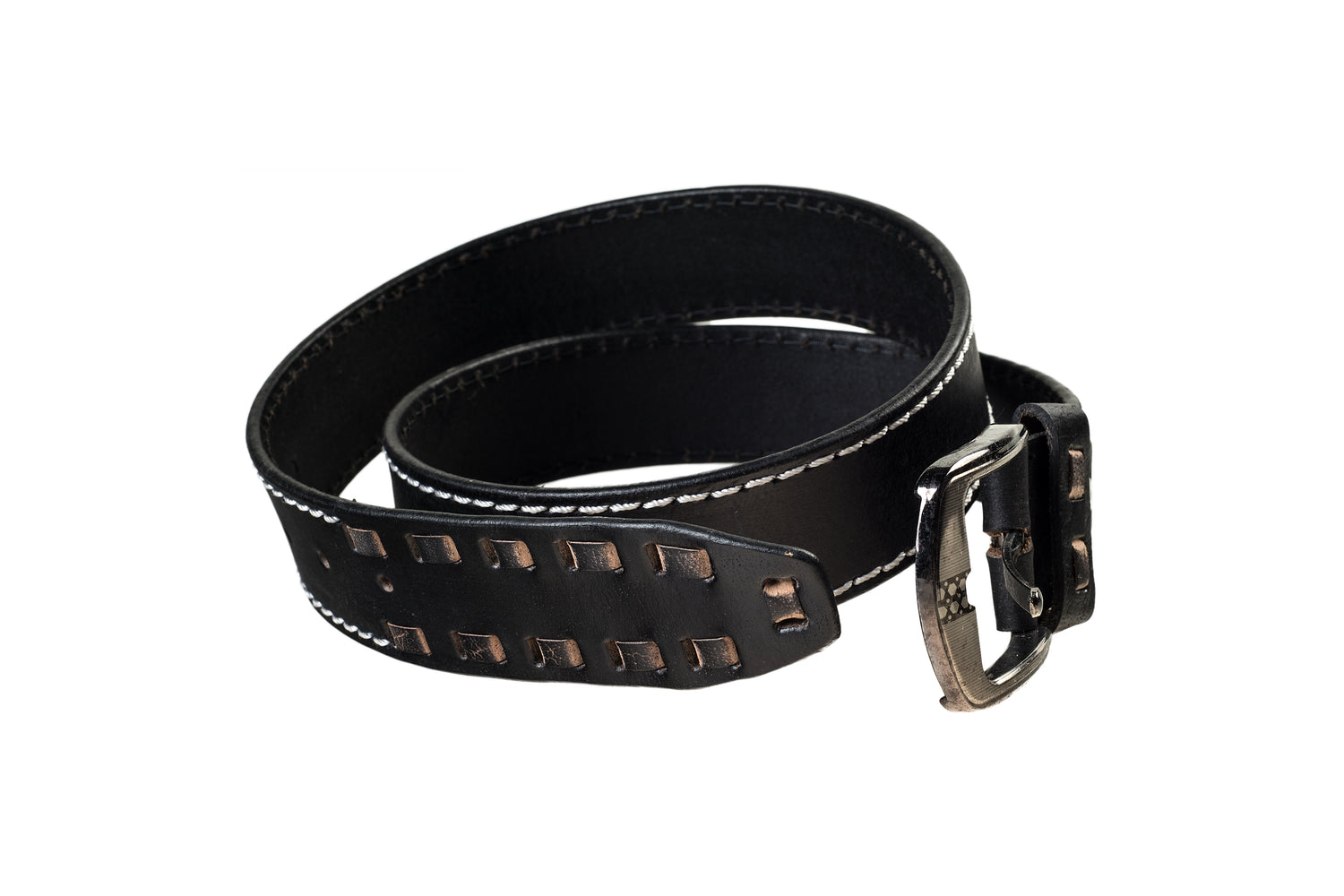 Titas Gents Black Genuine Leather Belt