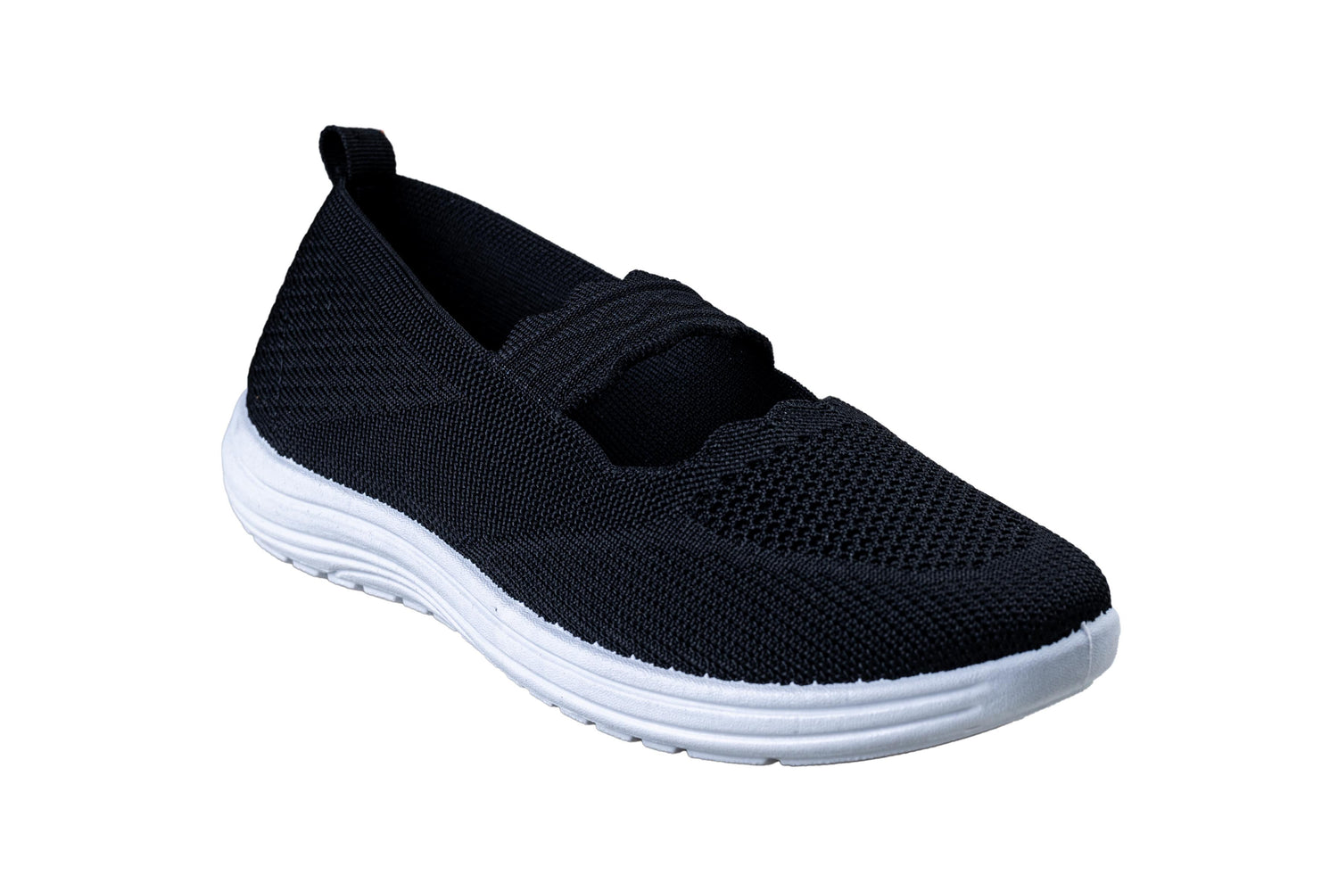 Comfort Walk Ladies Black Sports Shoe