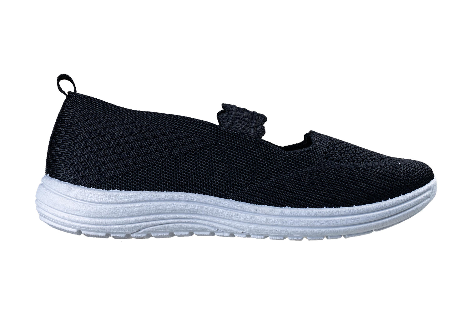 Comfort Walk Ladies Black Sports Shoe