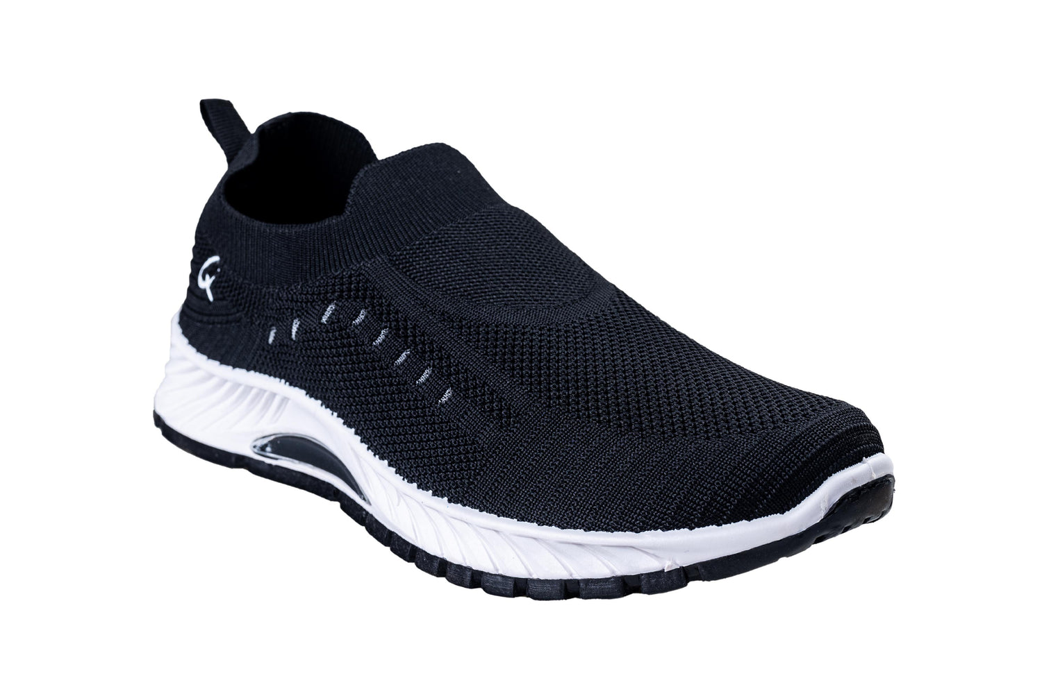 Comfort Walk Gents Black Sports Shoe
