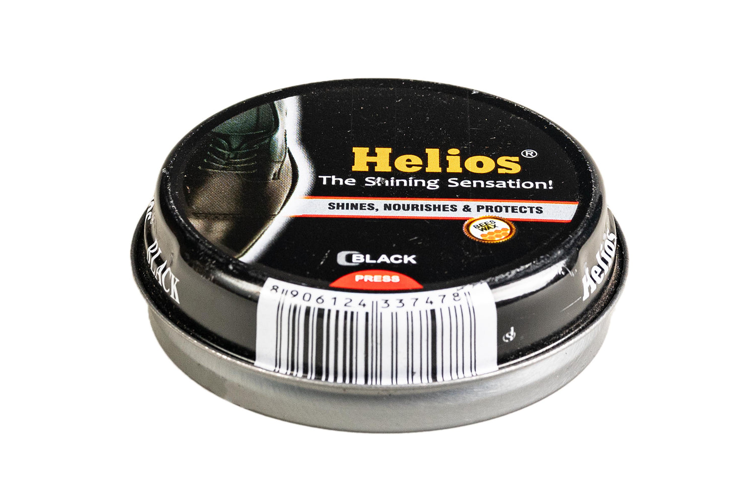 Helios Black Wax Shoe Polish