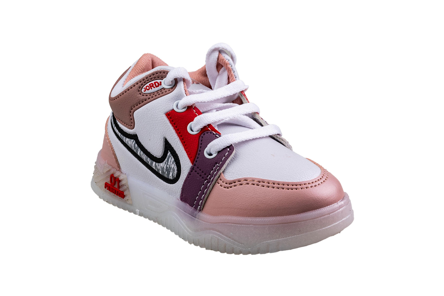 Rouba Children Peach Sports Shoe