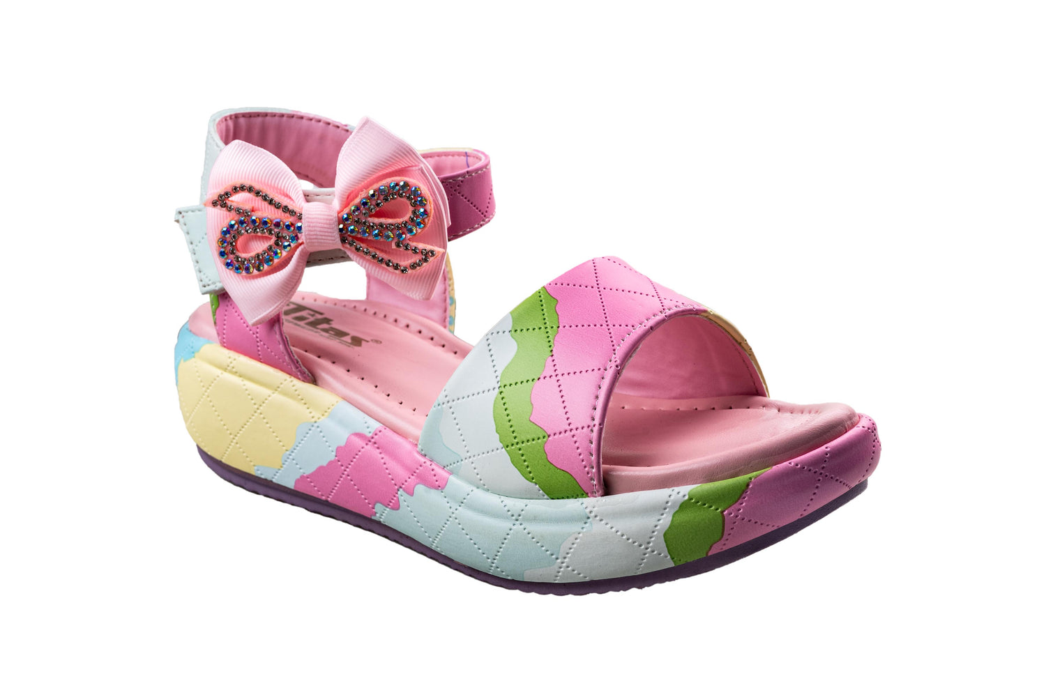 Titas Girls Pink/Multi Sandal