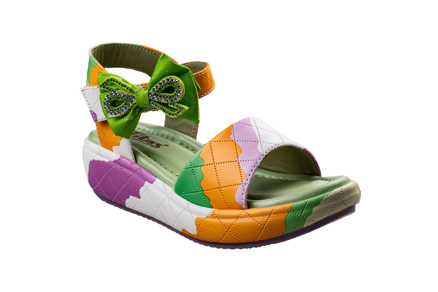 Titas Girls Green/Multi Sandal