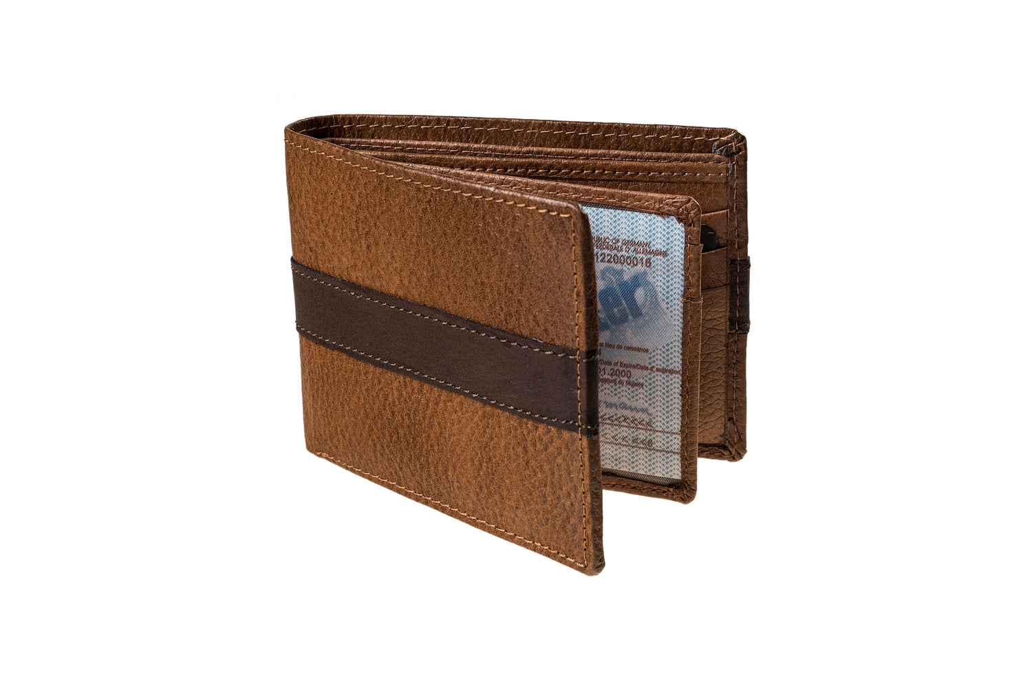 Titas Gents Tan Genuine Leather Wallet