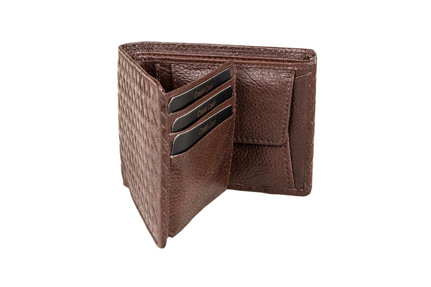Titas Gents Brown Genuine Leather Wallet