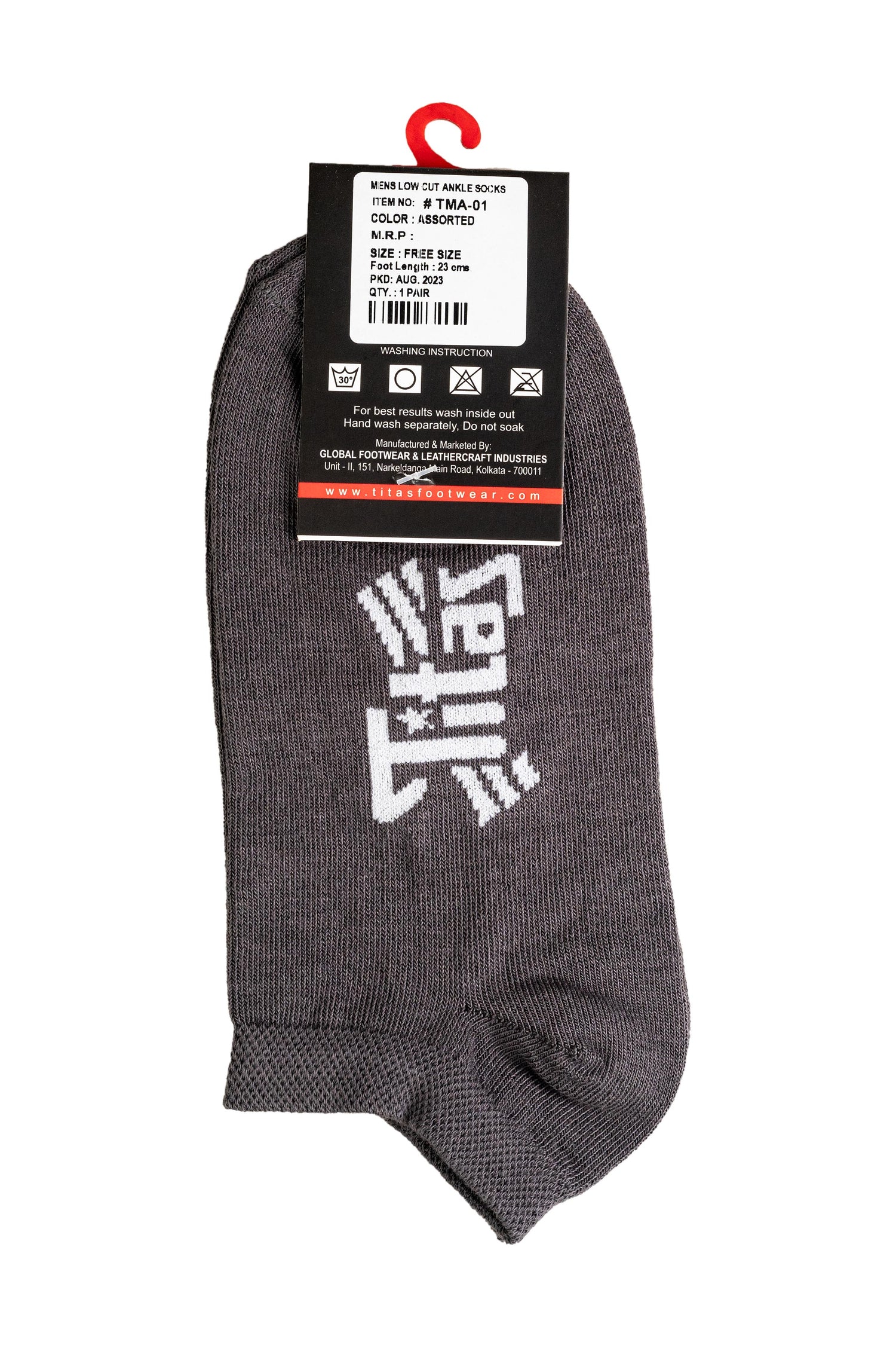 Titas Gents Comfort Blend Assorted Low Ankle Socks
