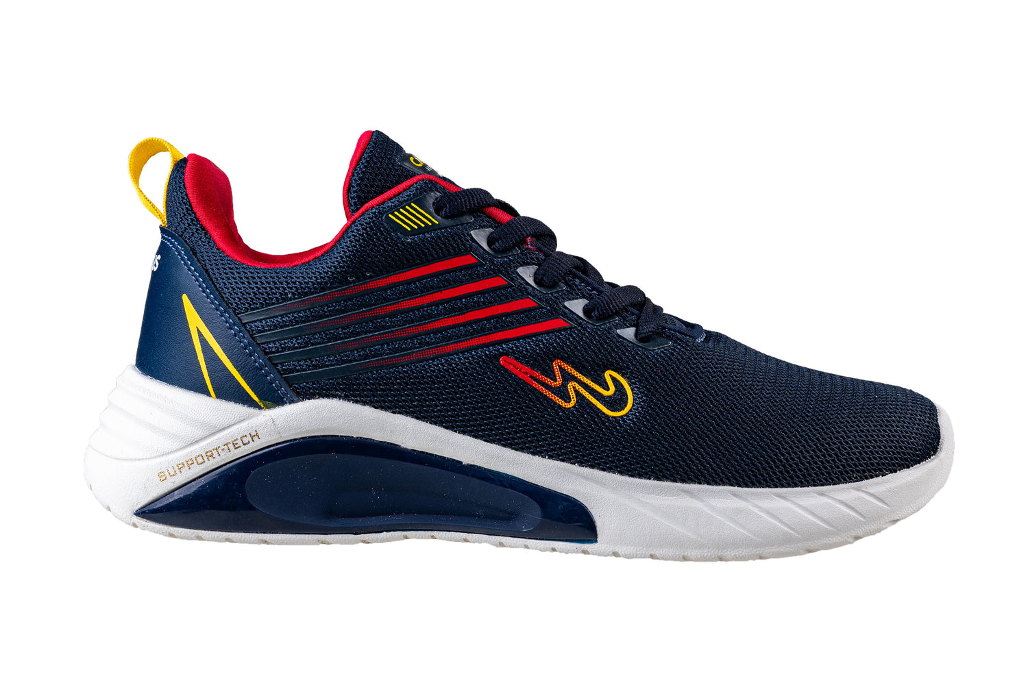 Campus Navy / Red  Boys Sports Shoe