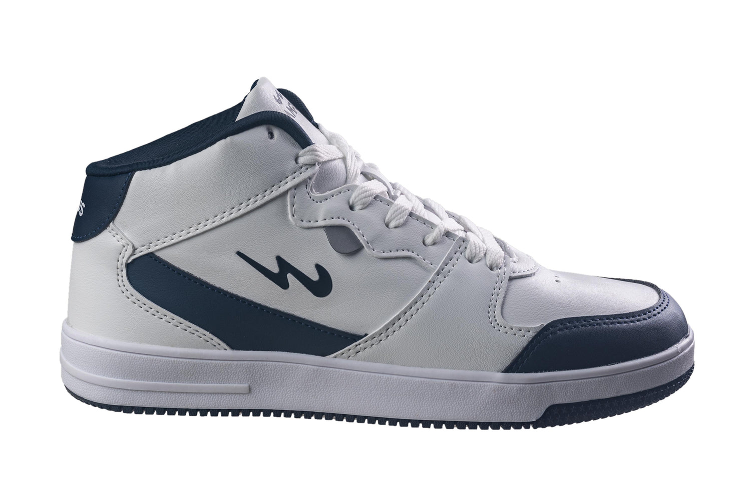 Campus White / Navy Gents Sports Shoe