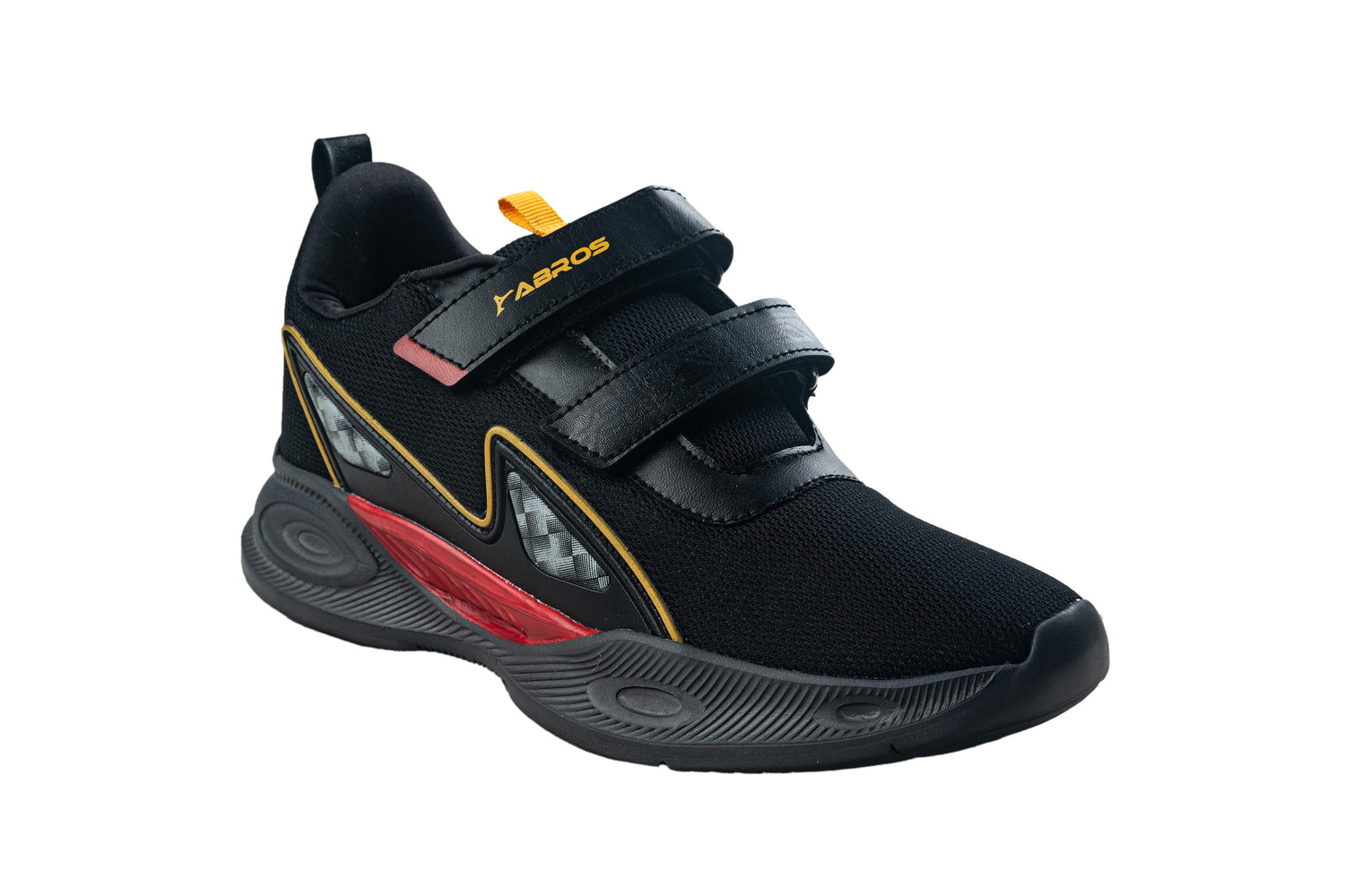 Abros Boys Black / Red Sports Shoe
