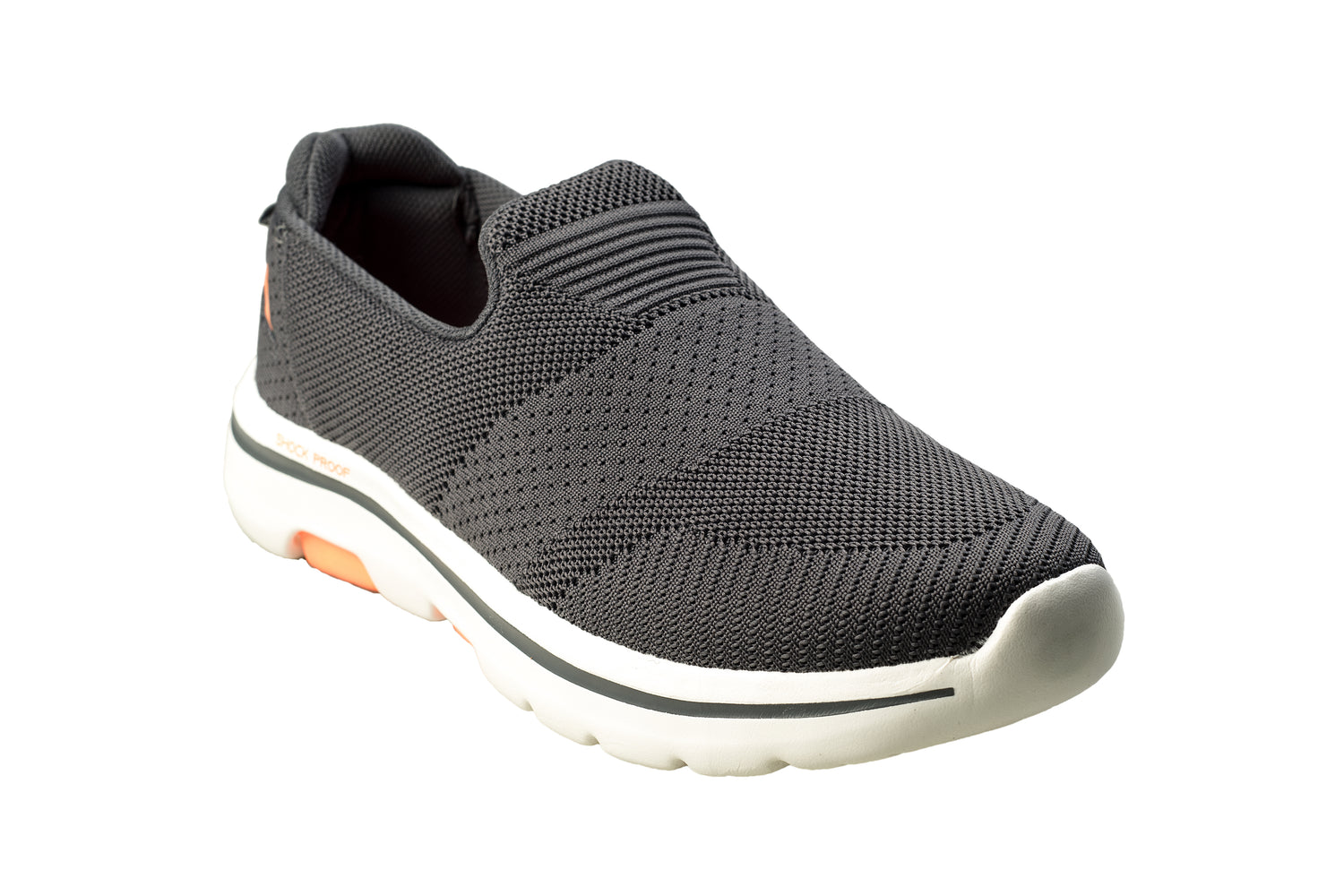 Abros Gents D. Grey / Orange Sports Shoe