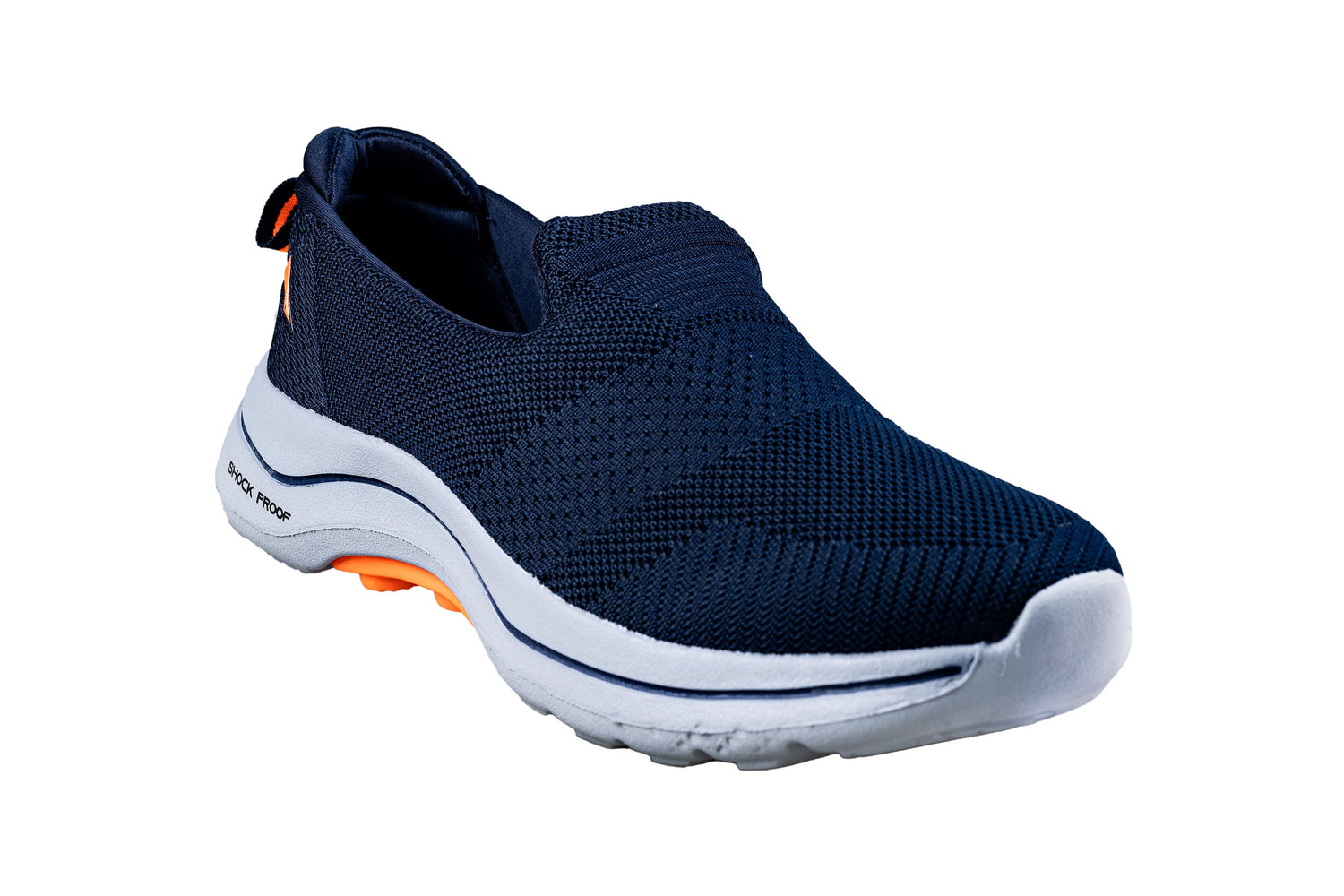 Abros Gents Navy / F. Orange Sports Shoe