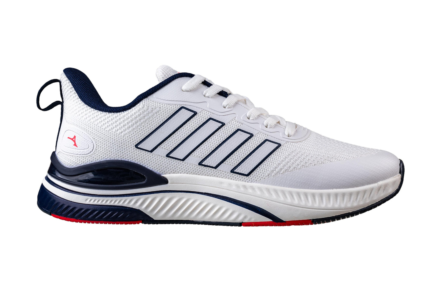 Abros Gents White / Navy Sports Shoe