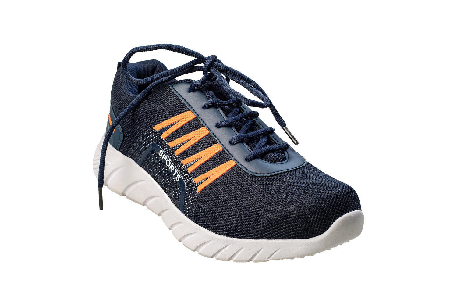 Titas Gents Blue / Orange Sports Shoe