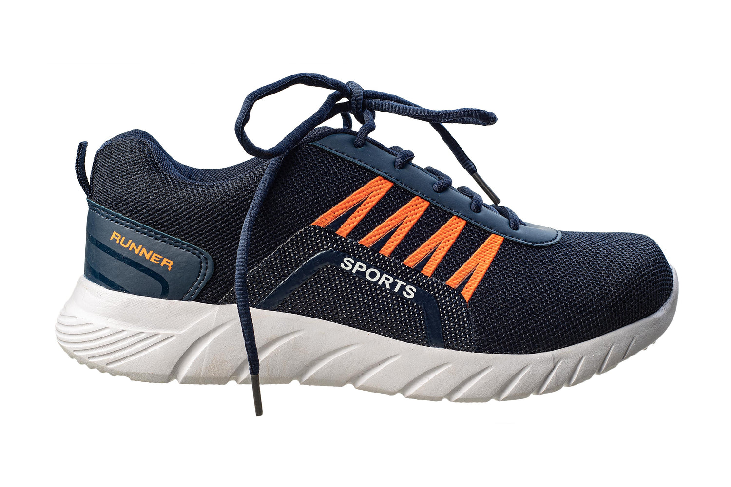 Titas Gents Blue / Orange Sports Shoe