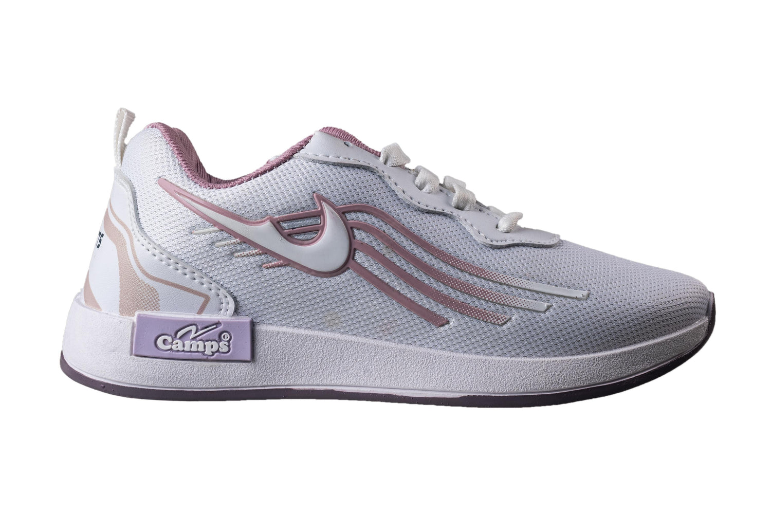 Camps Ladies White / Purple Sports Shoe