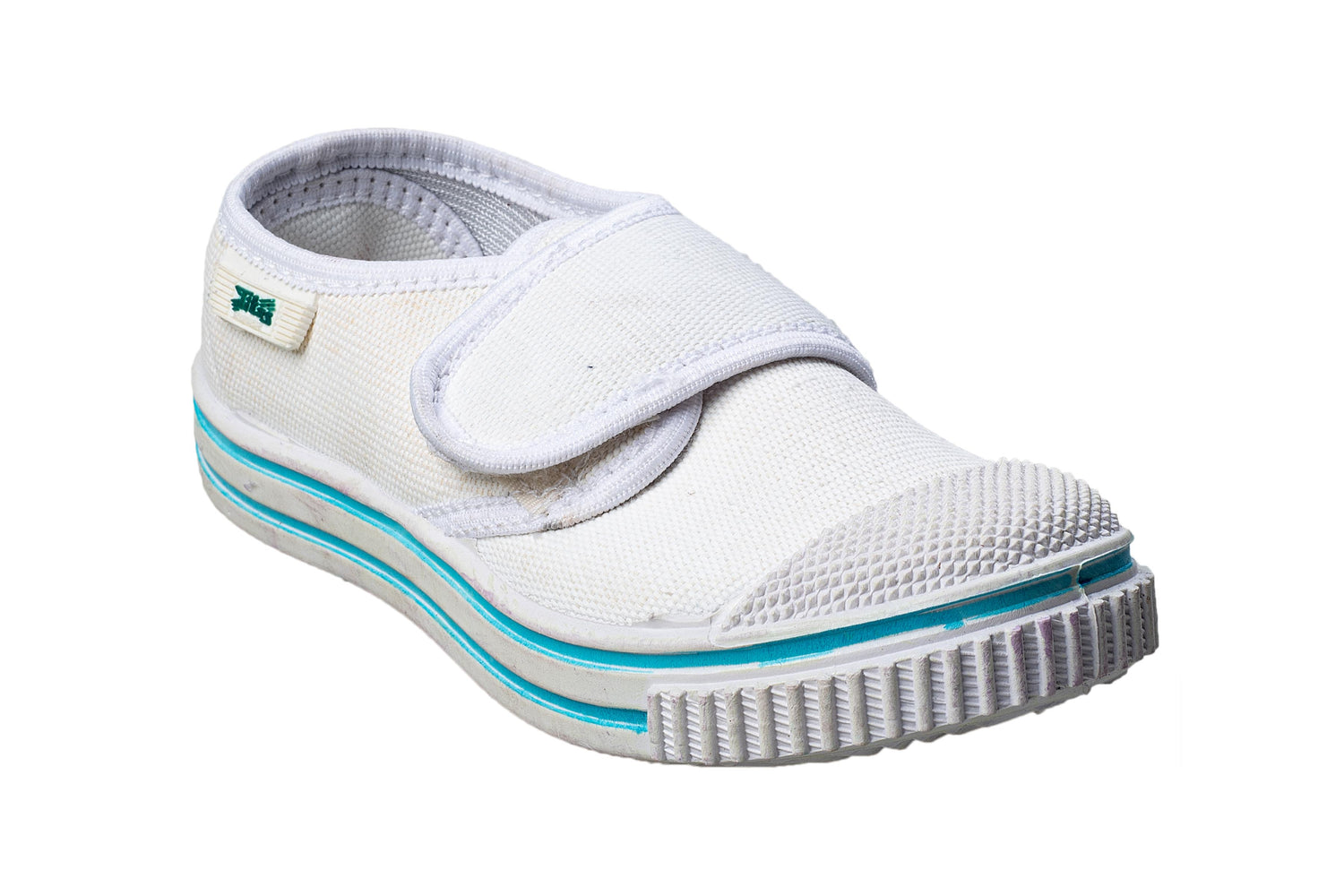 Titas Children White Canvas School Shoe (4 Years To 6 Years)