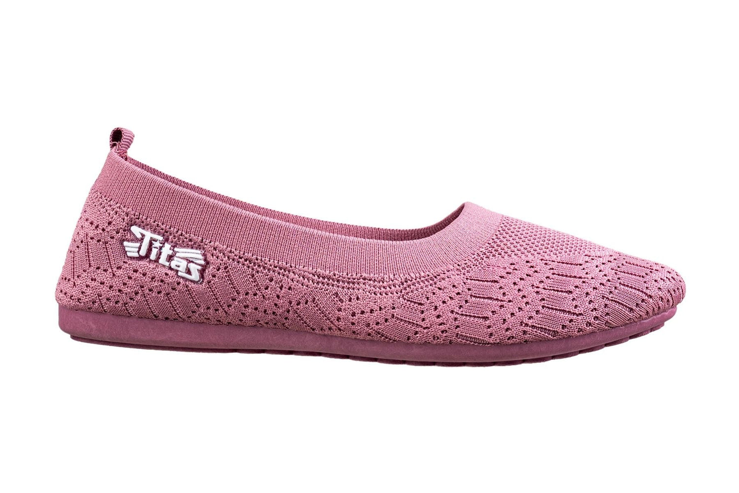 Titas Ladies Light Pink Canvas Shoe