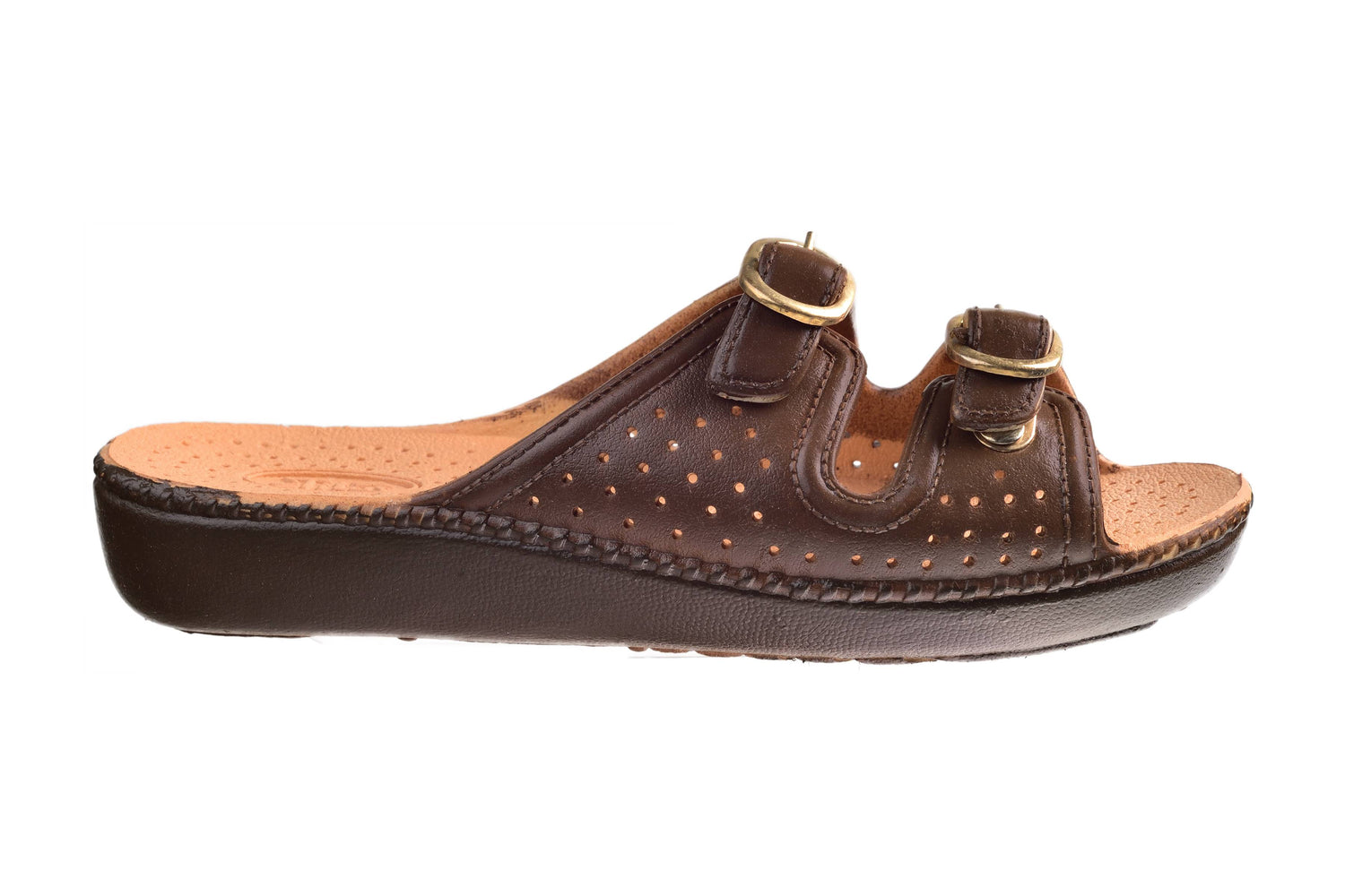 Titas Ladies Brown PVC Chappal