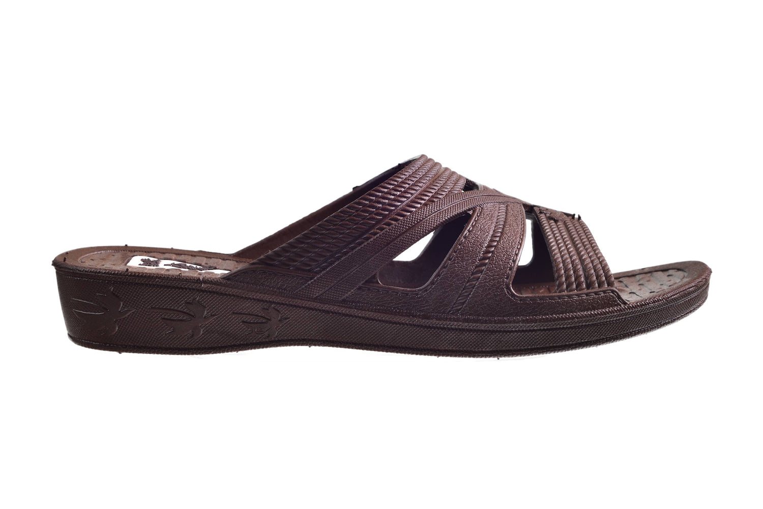 Titas Ladies Brown PVC Chappal