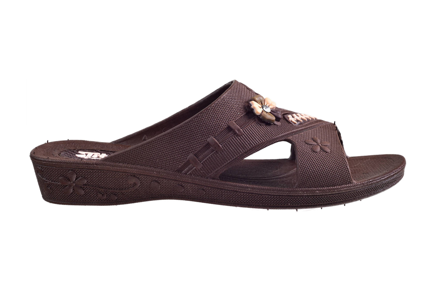 Titas Ladies Brown PVC Chappal