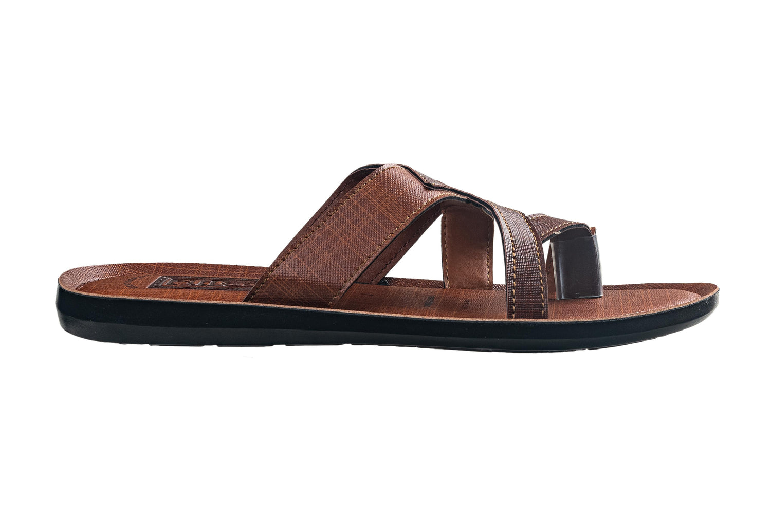 Titas Gents Tan / Brown Chappal PU