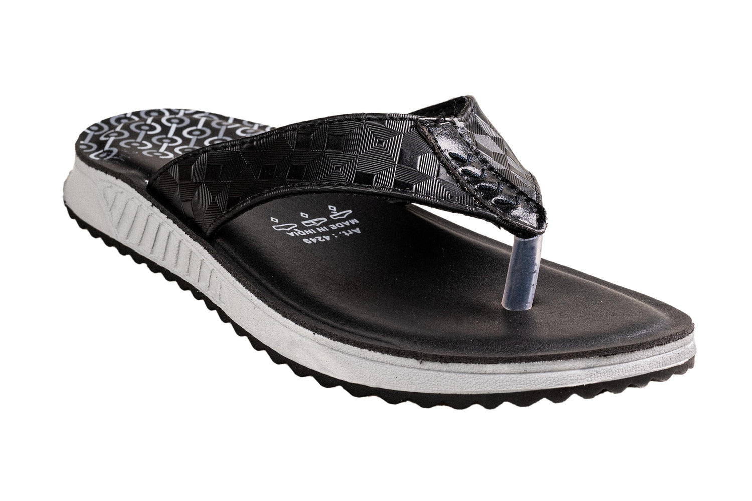 Lilblu Boys Black Chappal PU