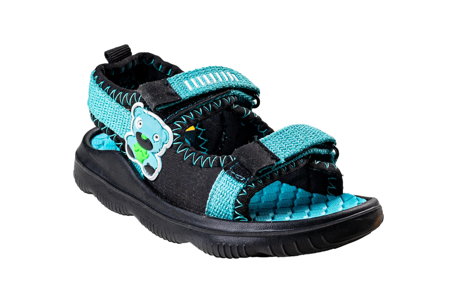 Strap On Children Black / C. Green Kito