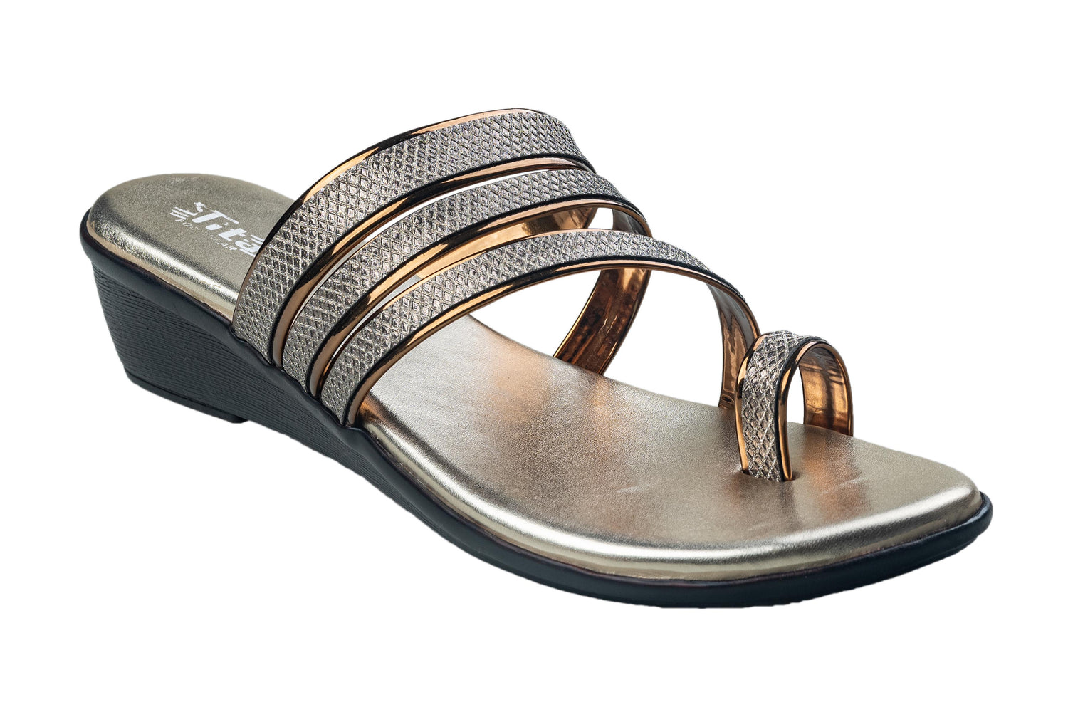 Titas Ladies Copper Chappal