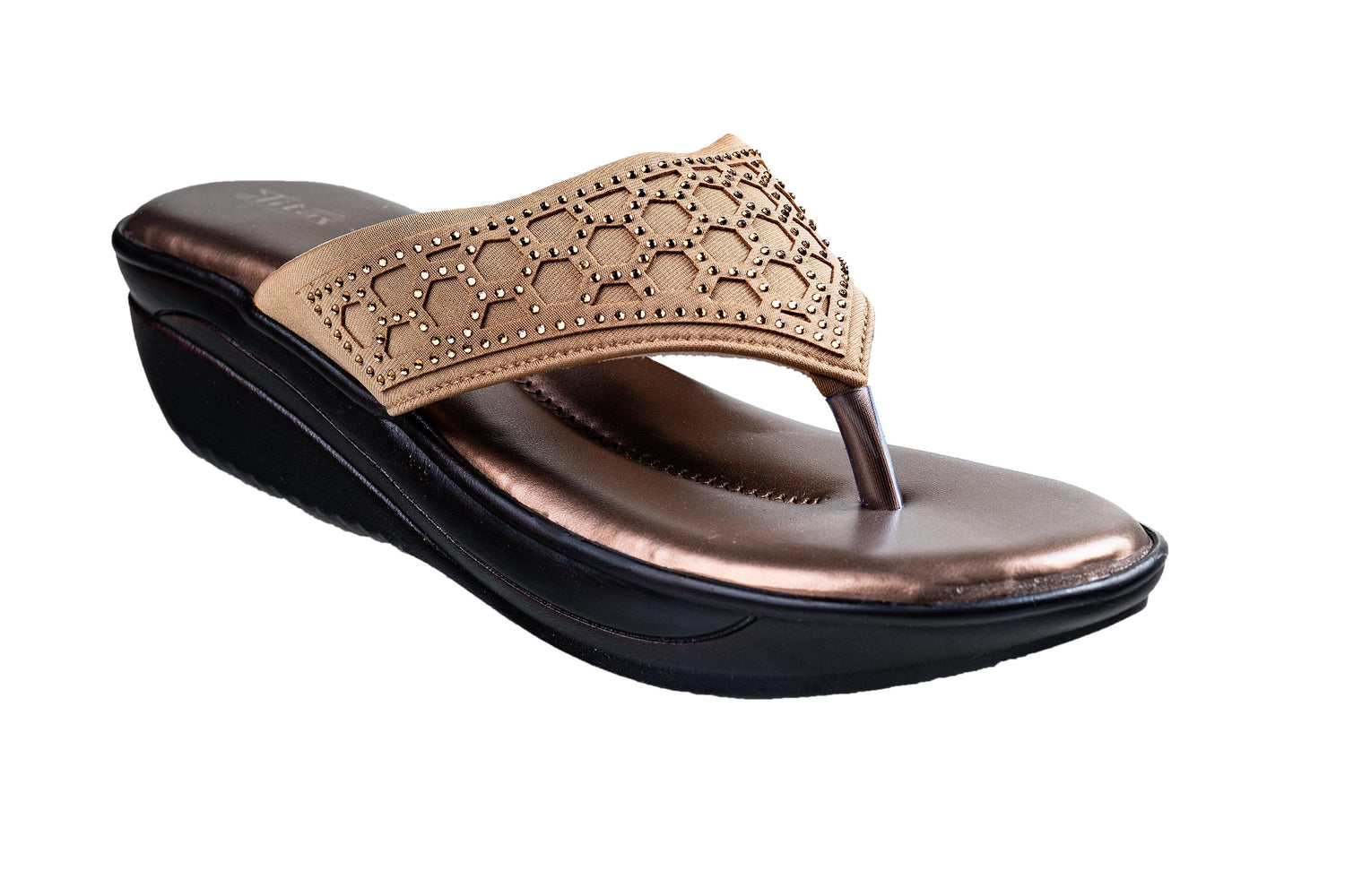 Titas Ladies Copper Chappal