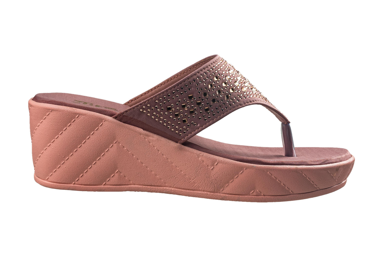 Titas Ladies Rose Gold Chappal