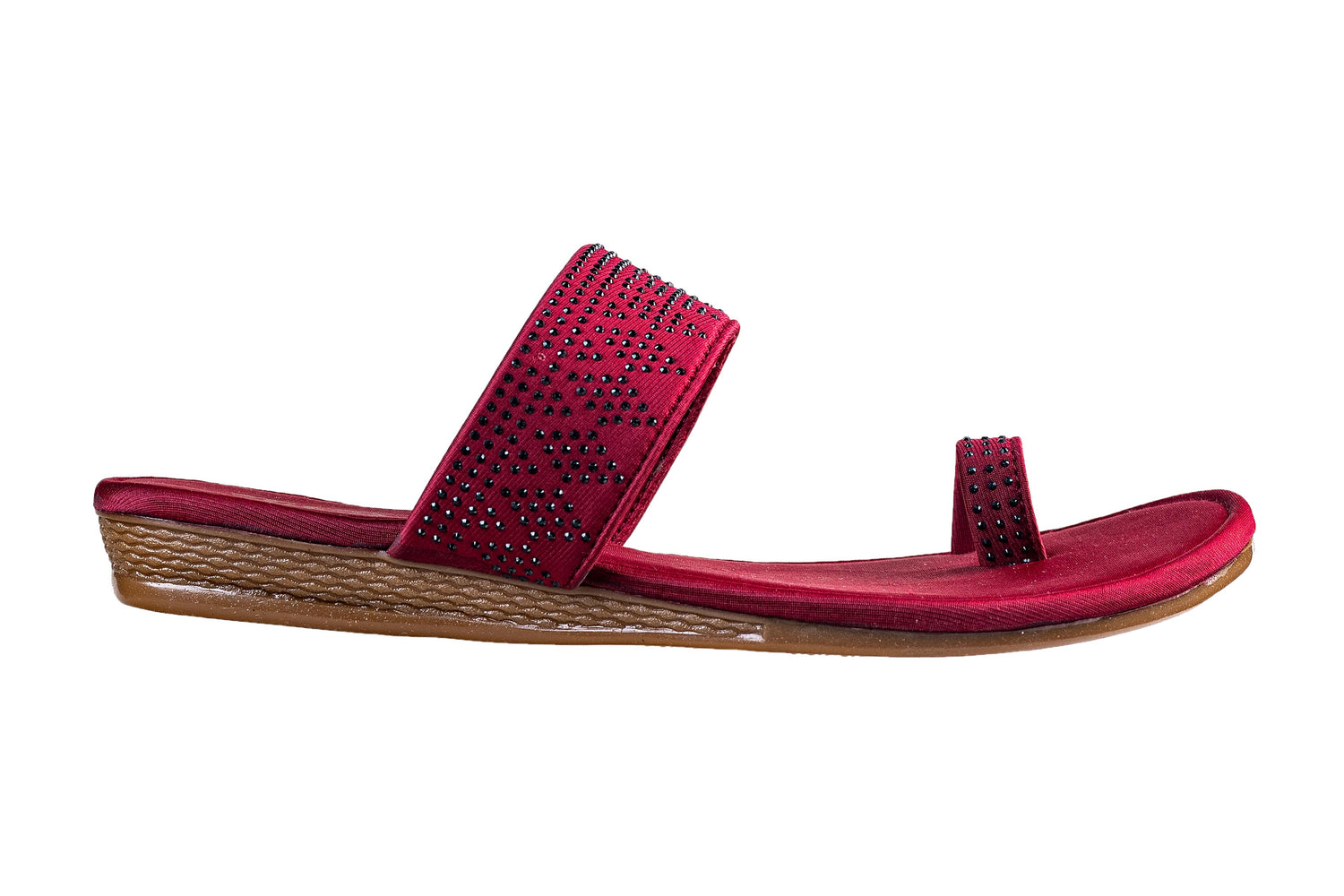 Titas Ladies Maroon Chappal