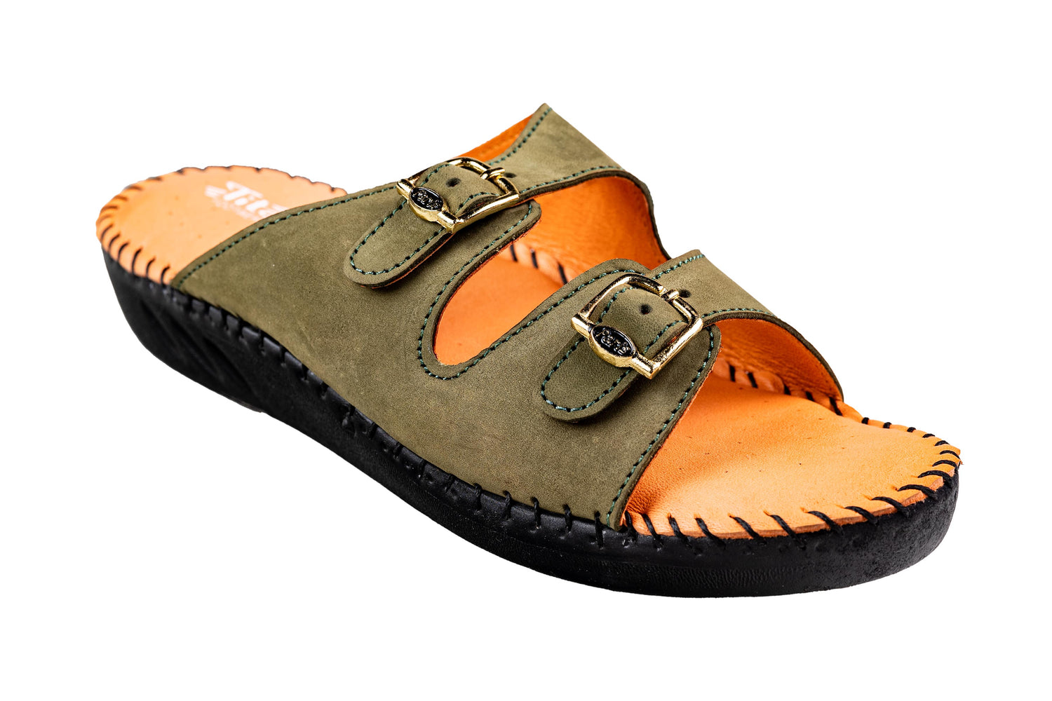 Titas Ladies Olive Chappal