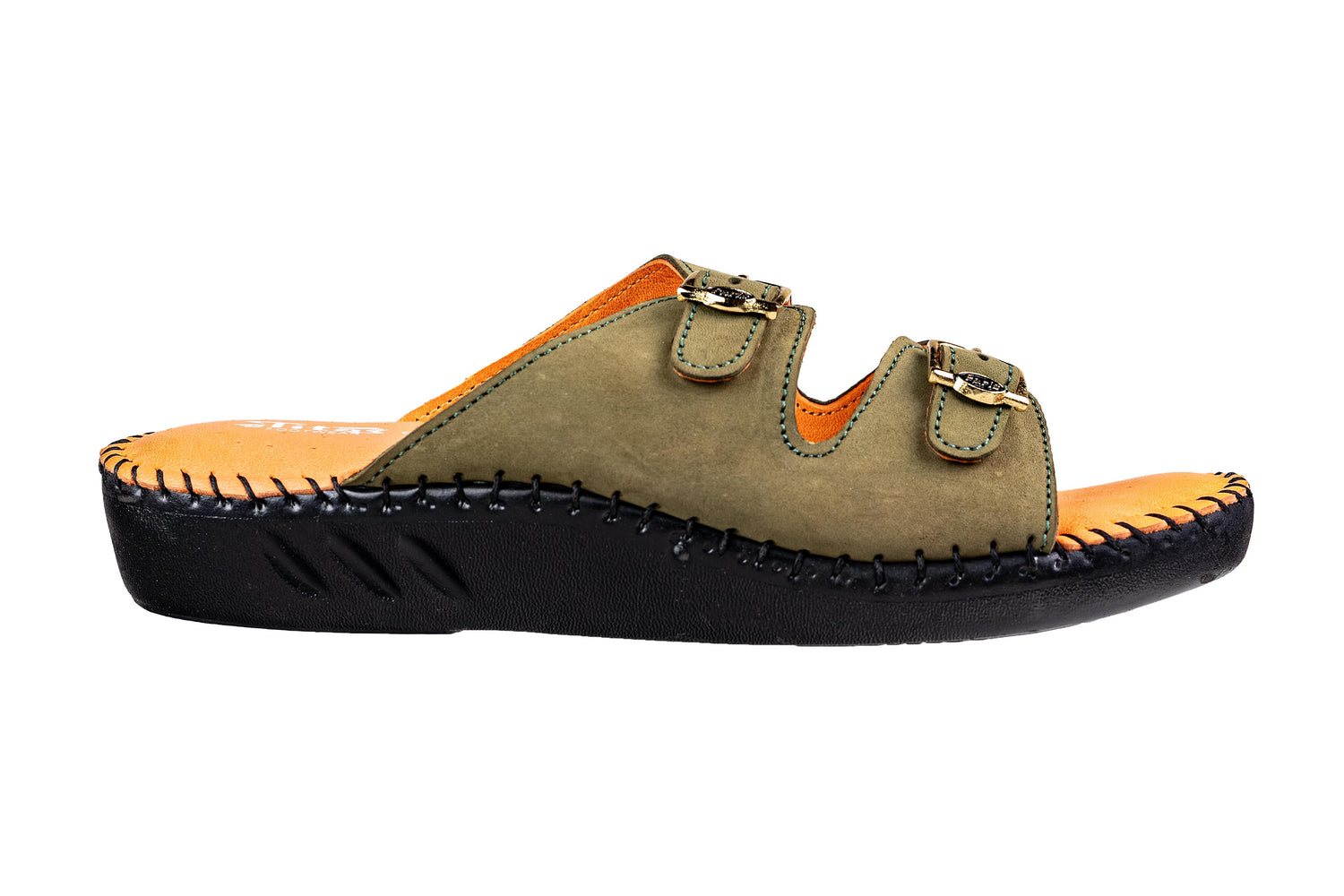 Titas Ladies Olive Chappal