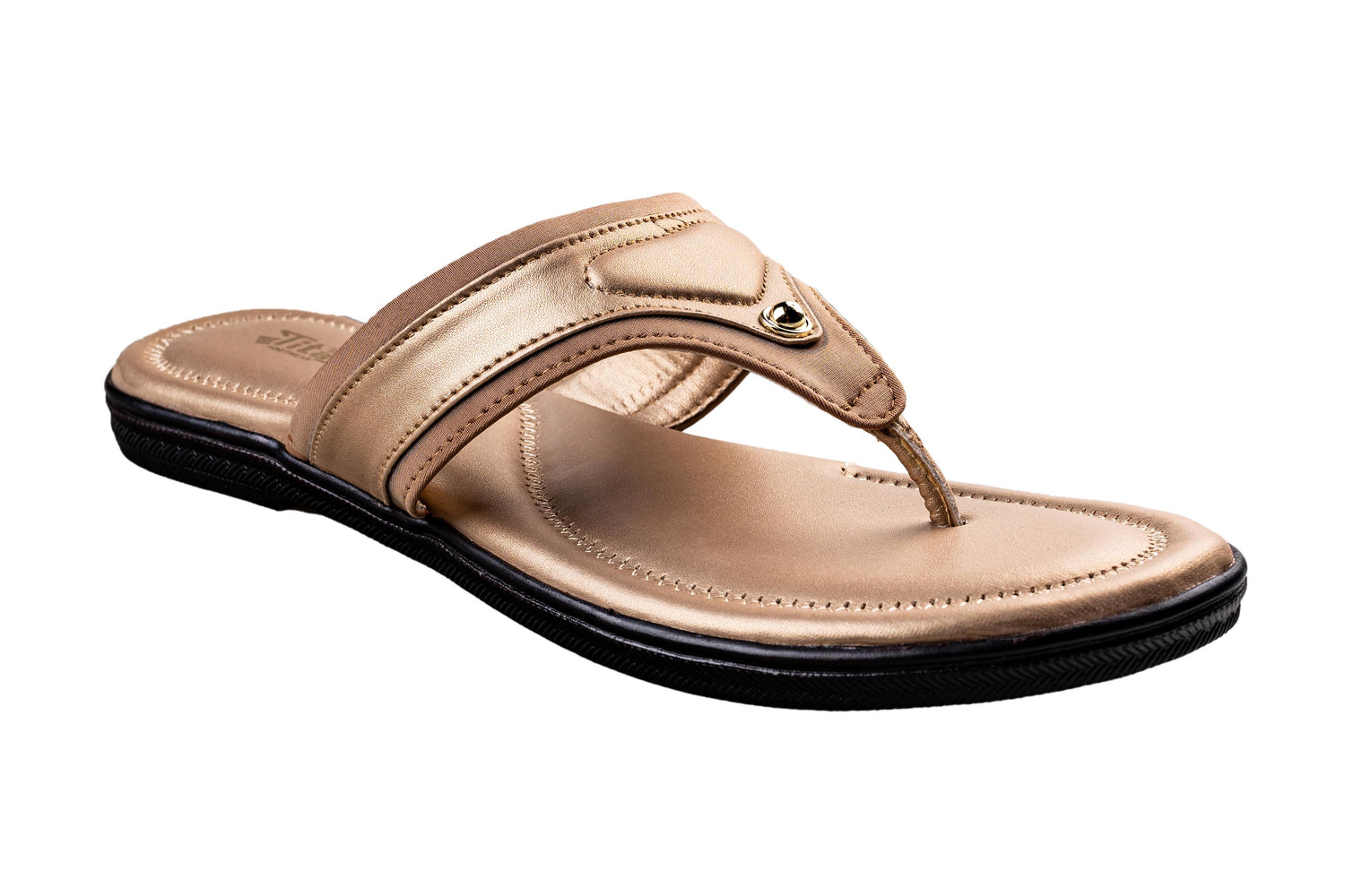 Titas Ladies Brown Chappal