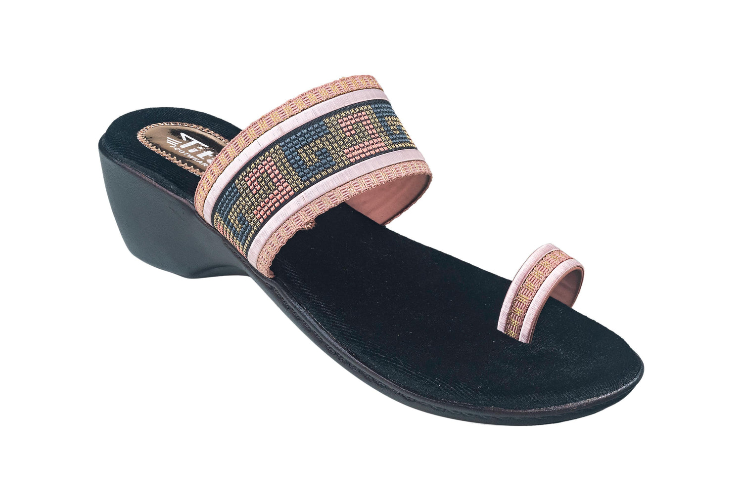 Titas Ladies Peach Chappal