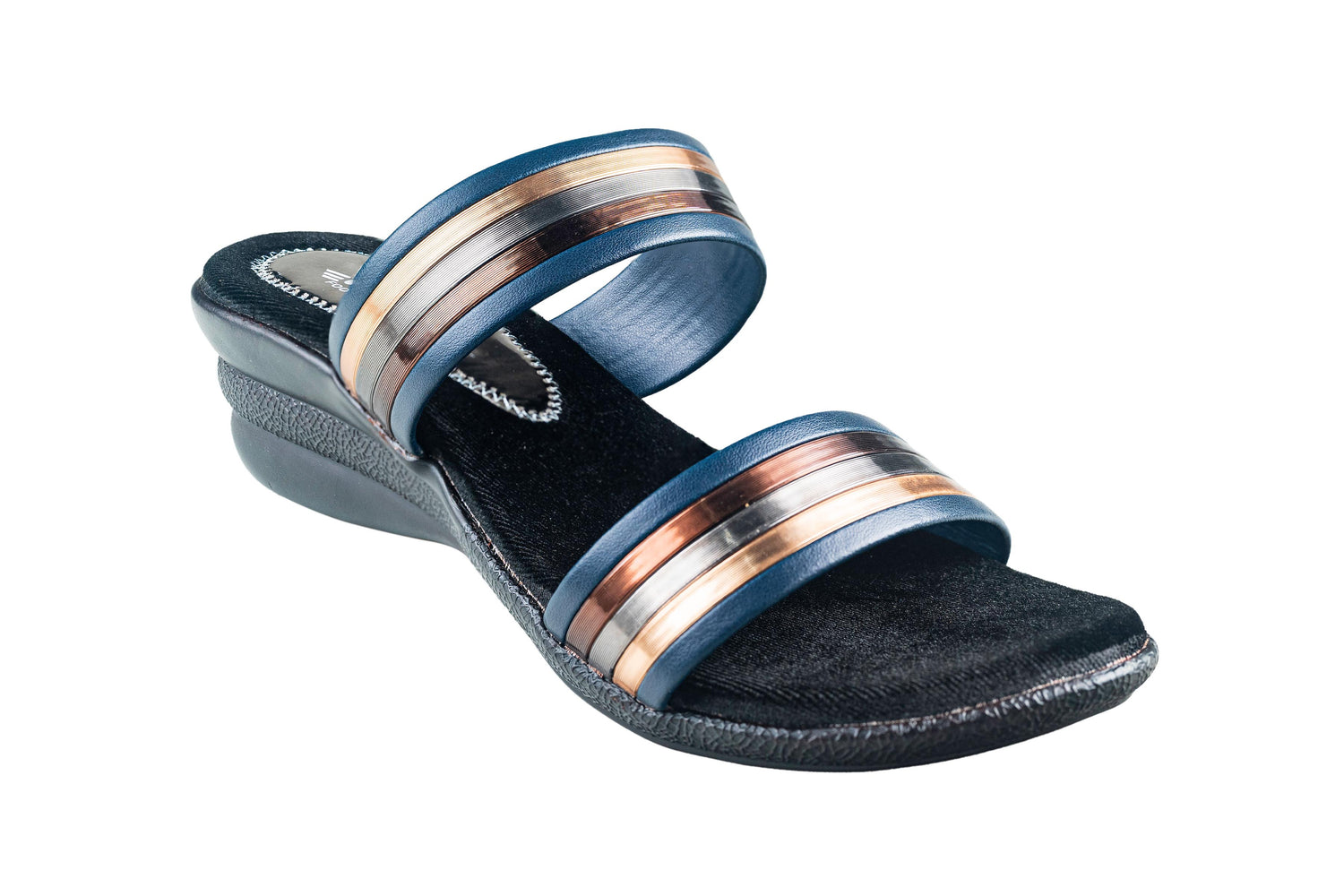 Titas Ladies Blue / Multi Chappal