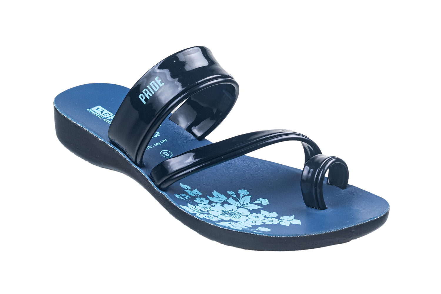 VKC Pride Ladies Blue Chappal PU