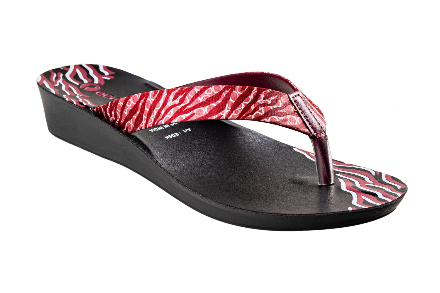 Aeroblu Ladies Maroon Chappal PU