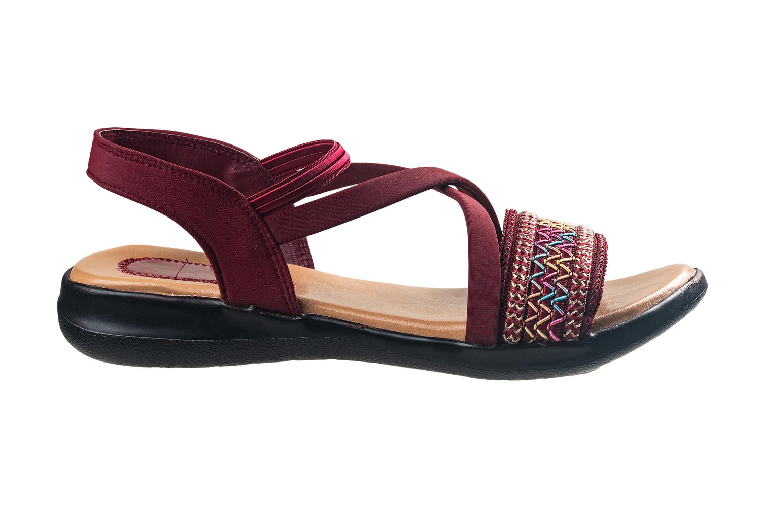 Titas Ladies Maroon Sandal