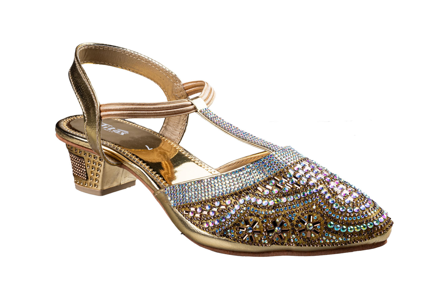 Titas Ladies Golden Wedding Sandal