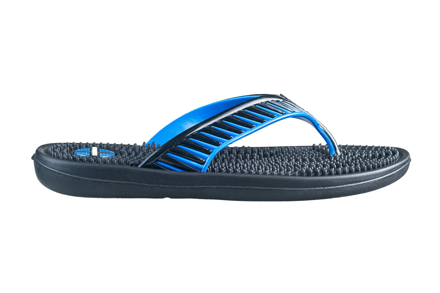 Action Gents Black / S. Blue Chappal EVA