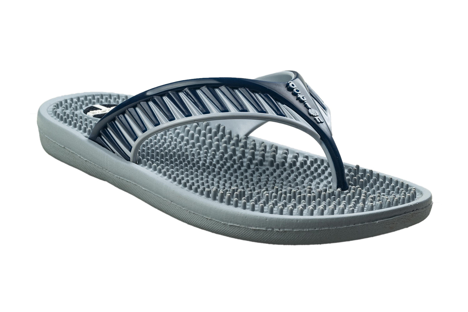 Action Gents L. Grey / Blue Chappal EVA