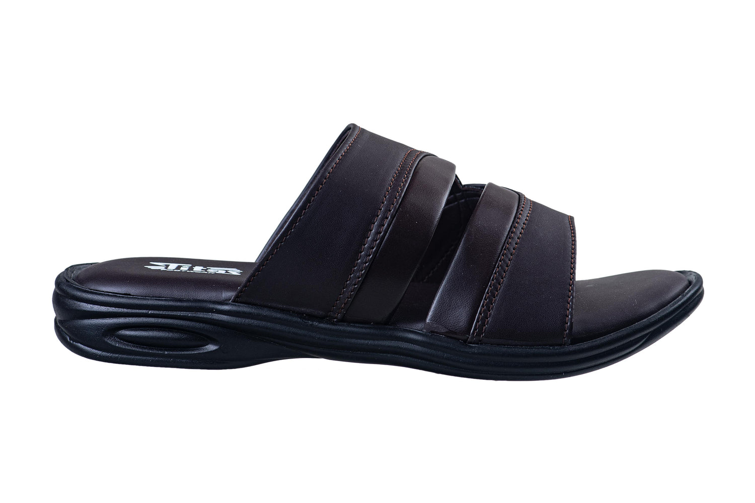 Titas Gents Brown Chappal