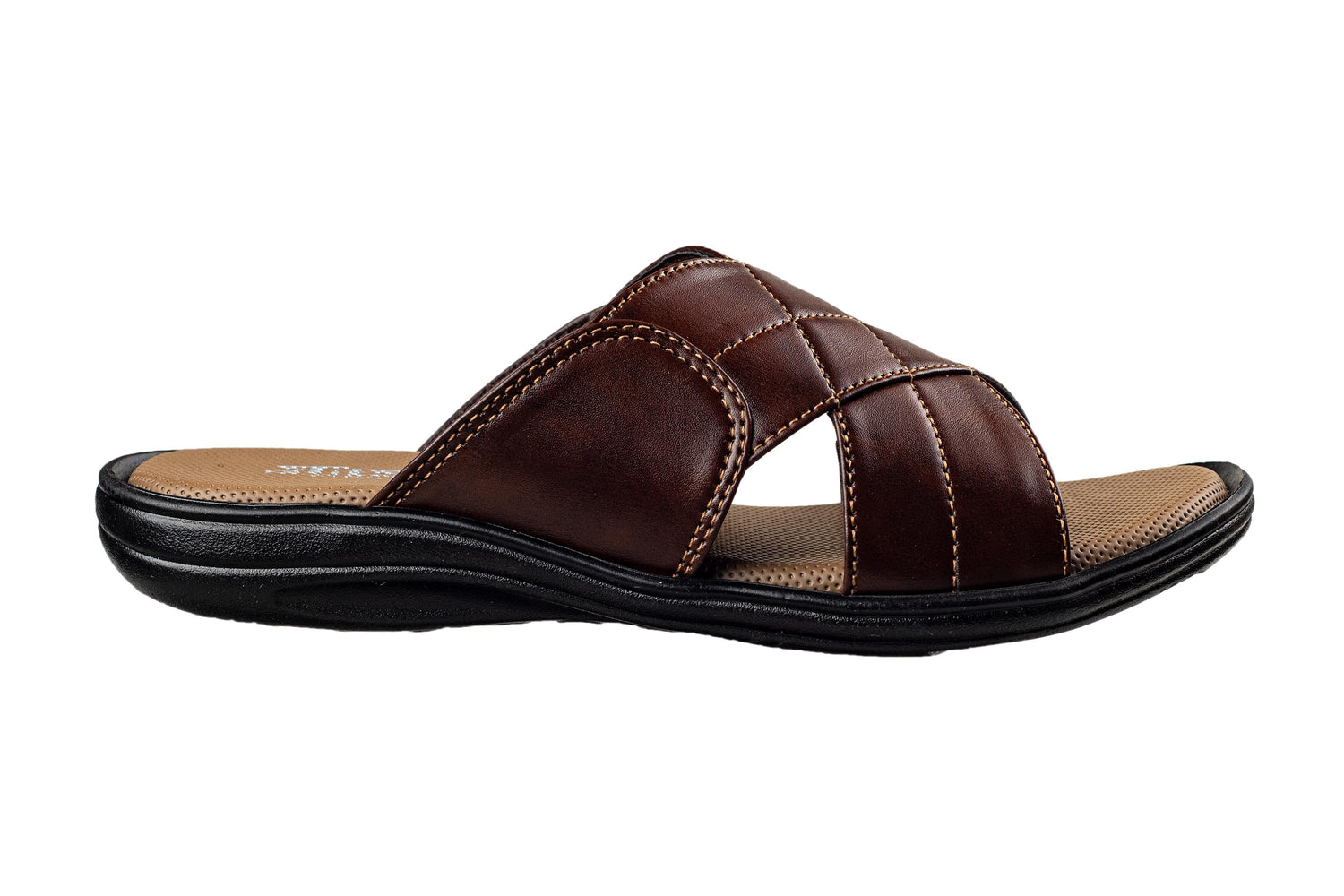 Titas Gents Brown Chappal