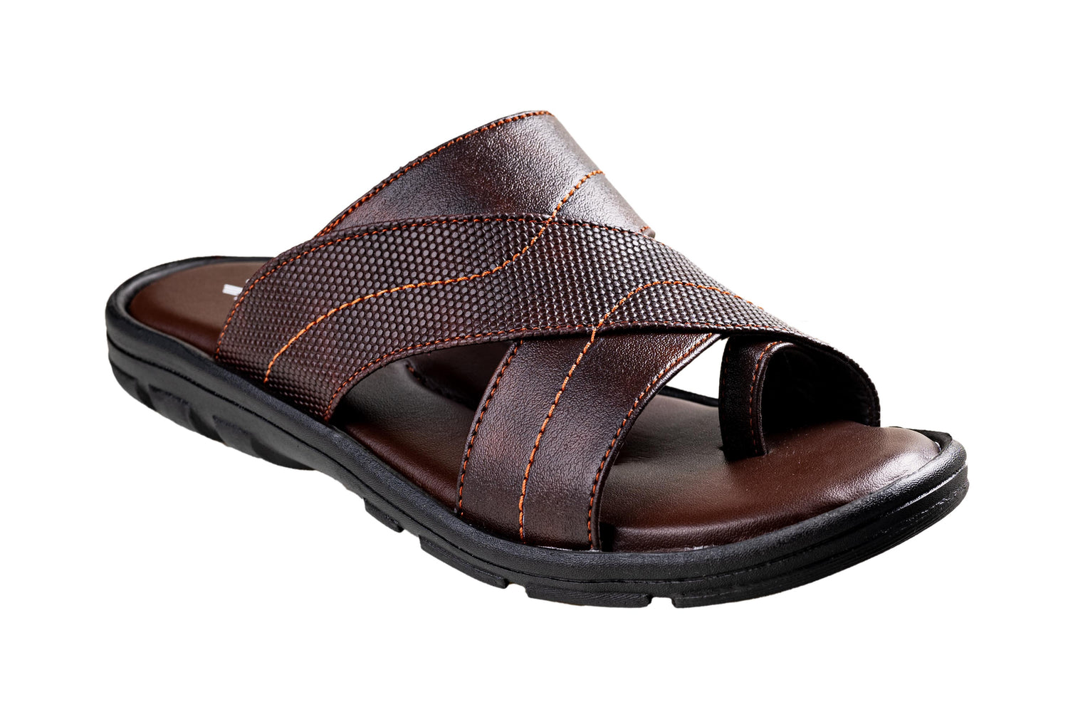 Titas Gents Brown Chappal