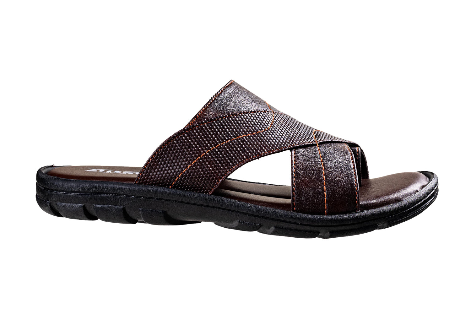 Titas Gents Brown Chappal