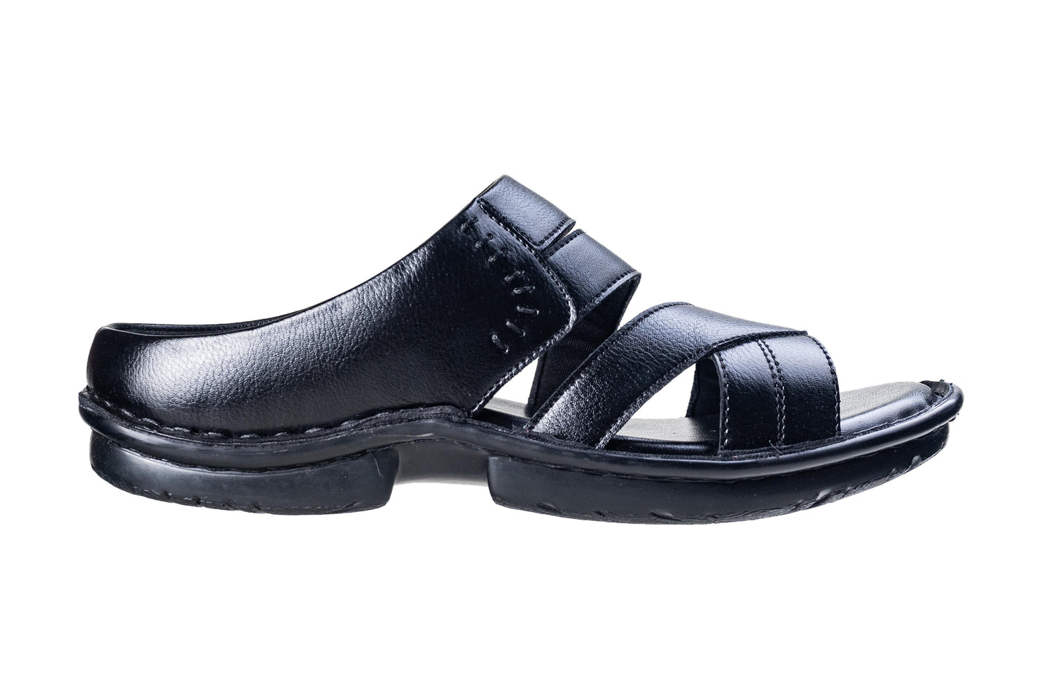 Michael Angelo Gents Black Chappal