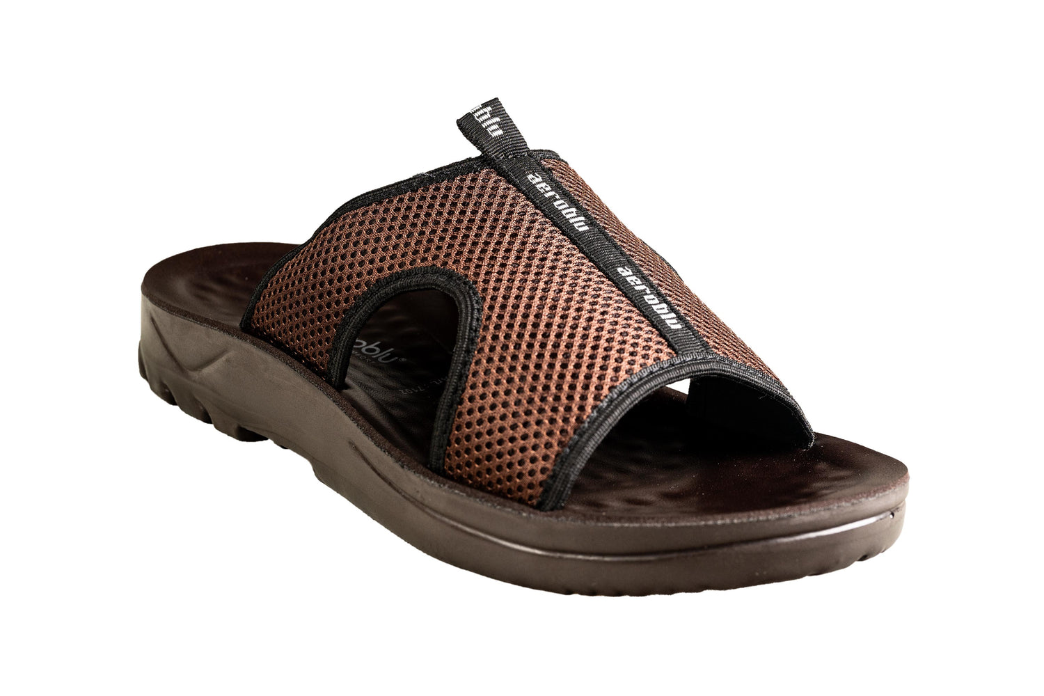 Aeroblu Gents Brown Chappal PU