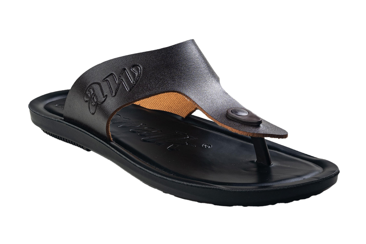 Aerowalk Gents Brown Chappal PU